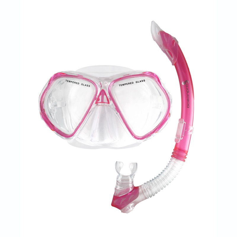 SEAHORSE JR MASK / SNORKEL carry bag T/PINK - Click Image to Close